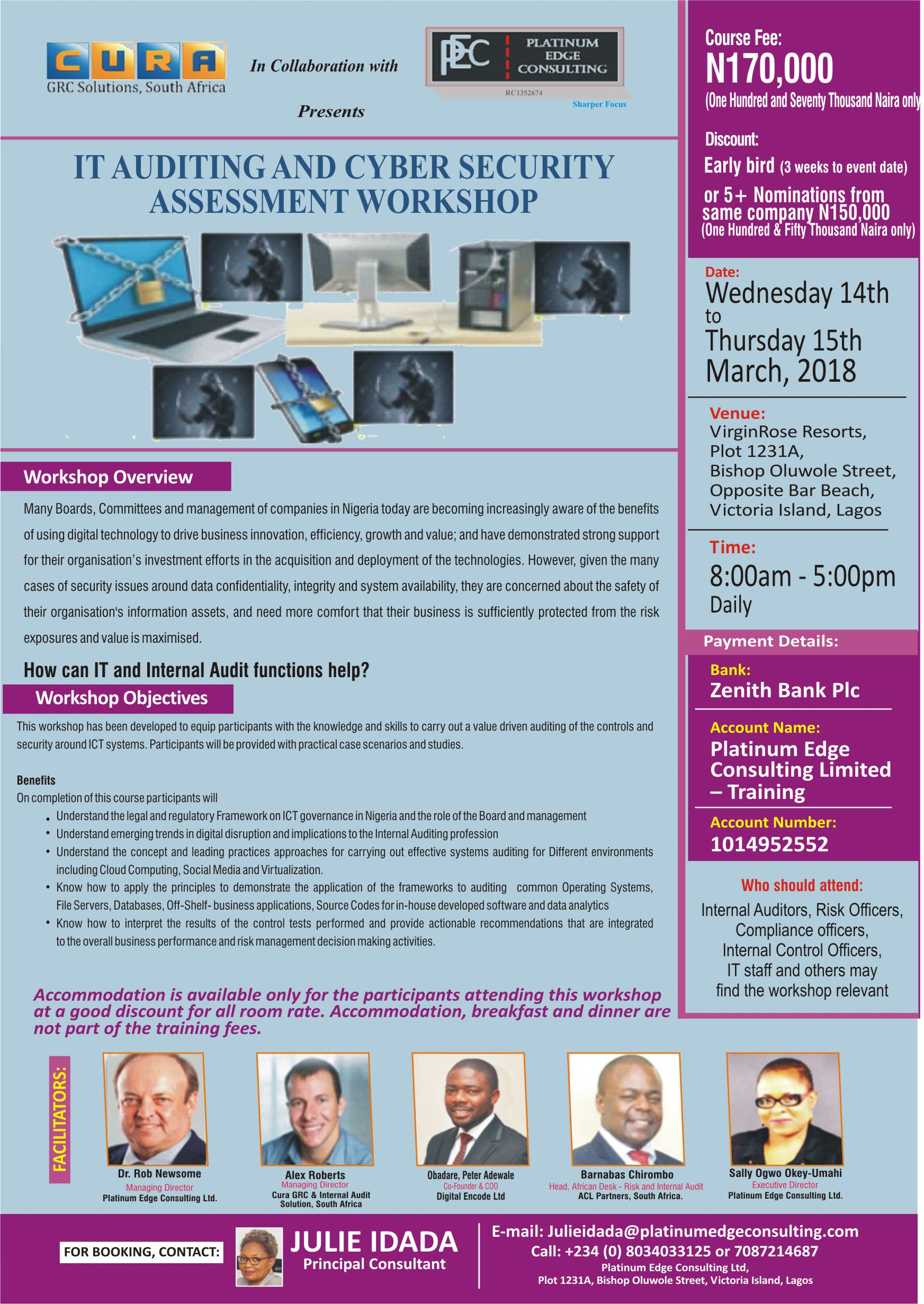 IT Auditing & Cyber Security Assessment Workshop - Proshare