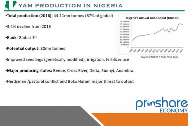 Nigeria is the Largest Producer of Yam in the World, With an Annual ...