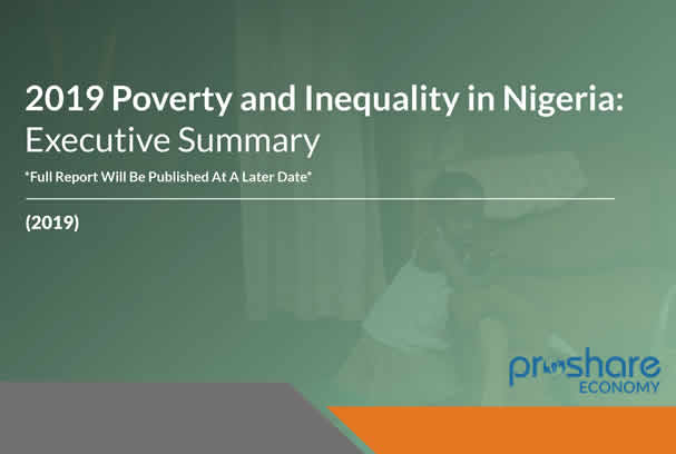 Poverty and Inequality in Nigeria 2019: 40% of Total Population ...
