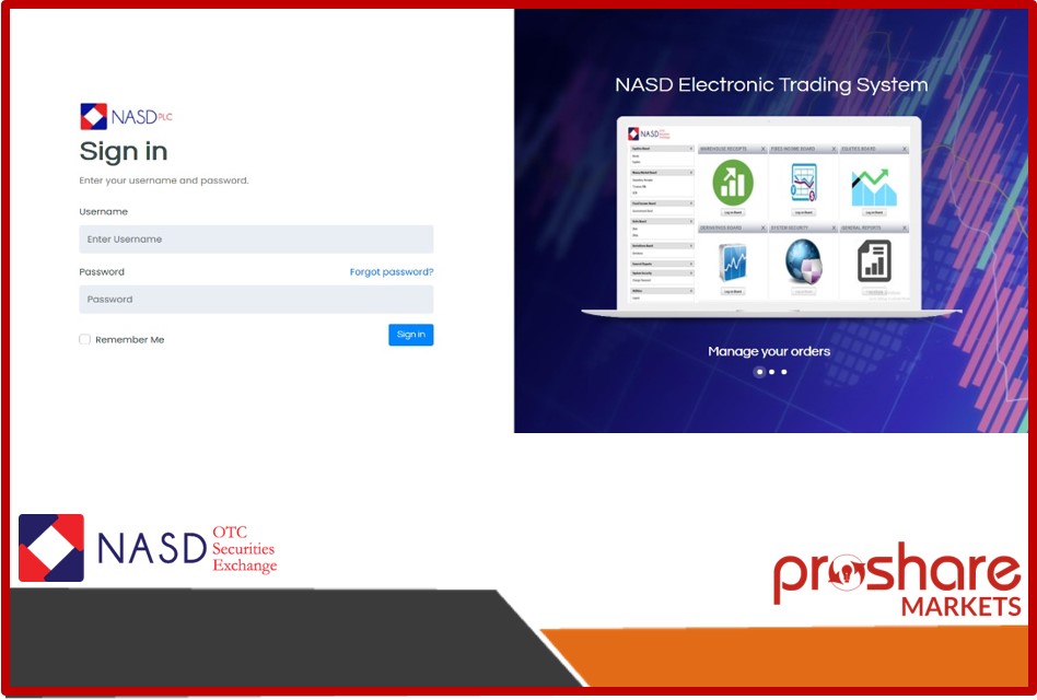 Nsd Traders NASD PLC Announces Migration to New Trading Platform - Proshare